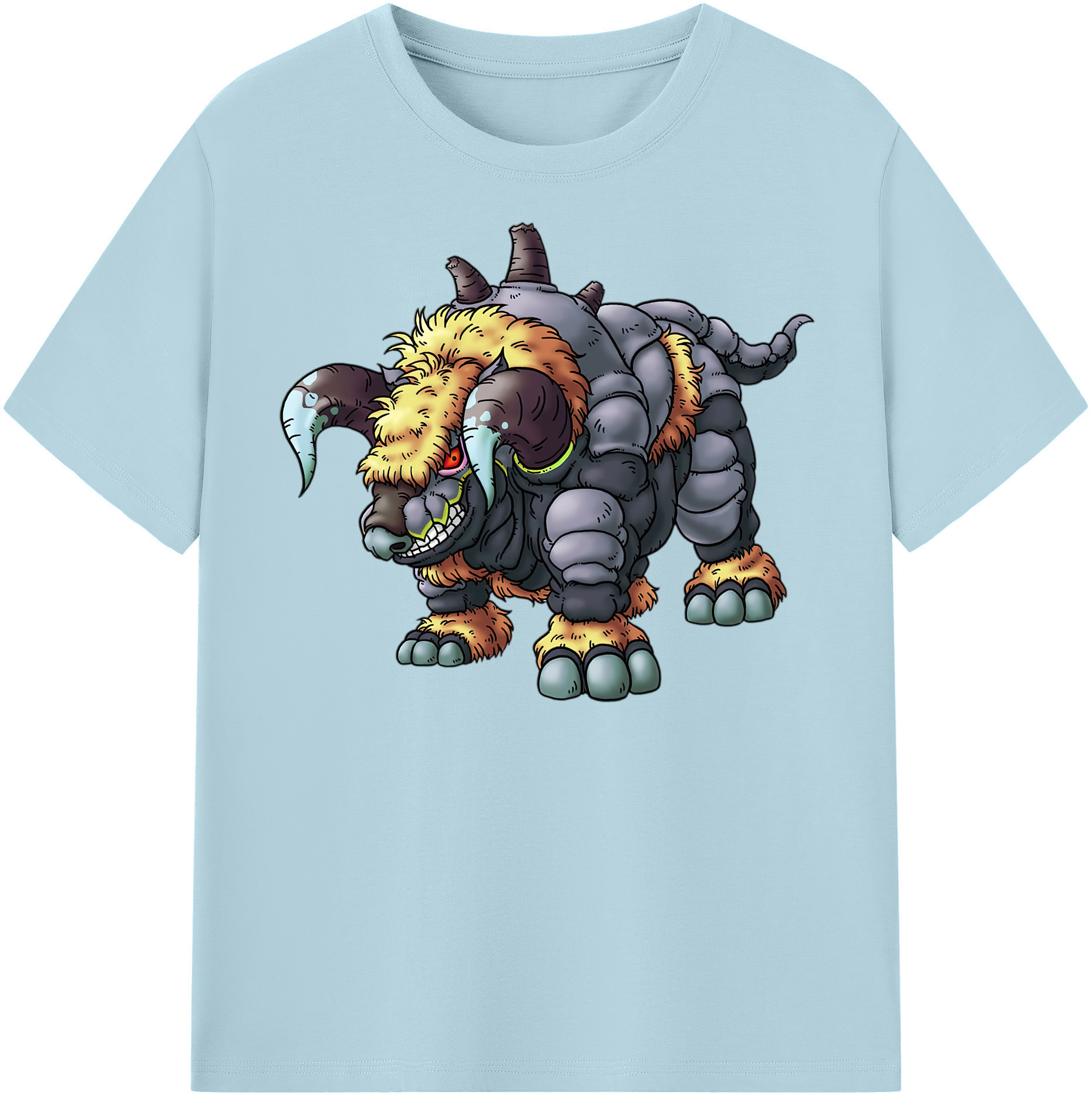 （画像用） ドラゴンクエスト Doragon Kuesuto Dragon Quest 綿100％半袖Tシャツ（フロントプリント）